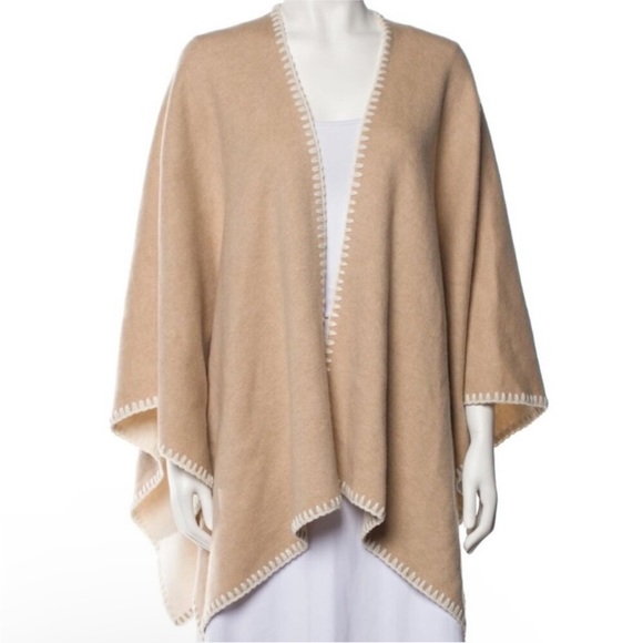 The Cashmere Project Whipstitch Wrap One Size Open Front Cardigan - Picture 2 of 9
